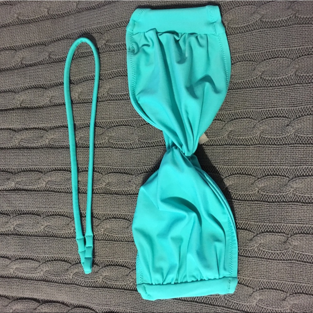 Light teal Victoria’s Secret Bandeau XS
